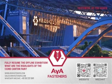 Aya Fasteners Hastener Hastener បង្ហាញឆ្នាំ 2023|បន្តការតាំងពិព័រណ៍ក្រៅប្រព័ន...